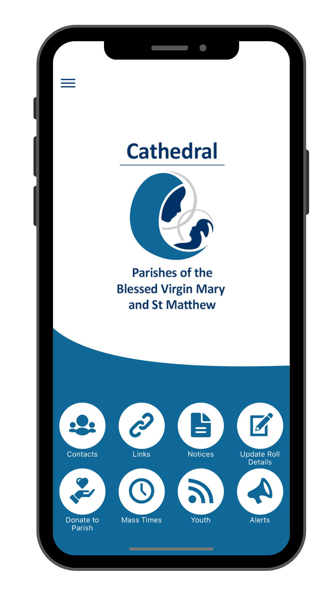 Parishes of Virgin Mary and St Matthew church app