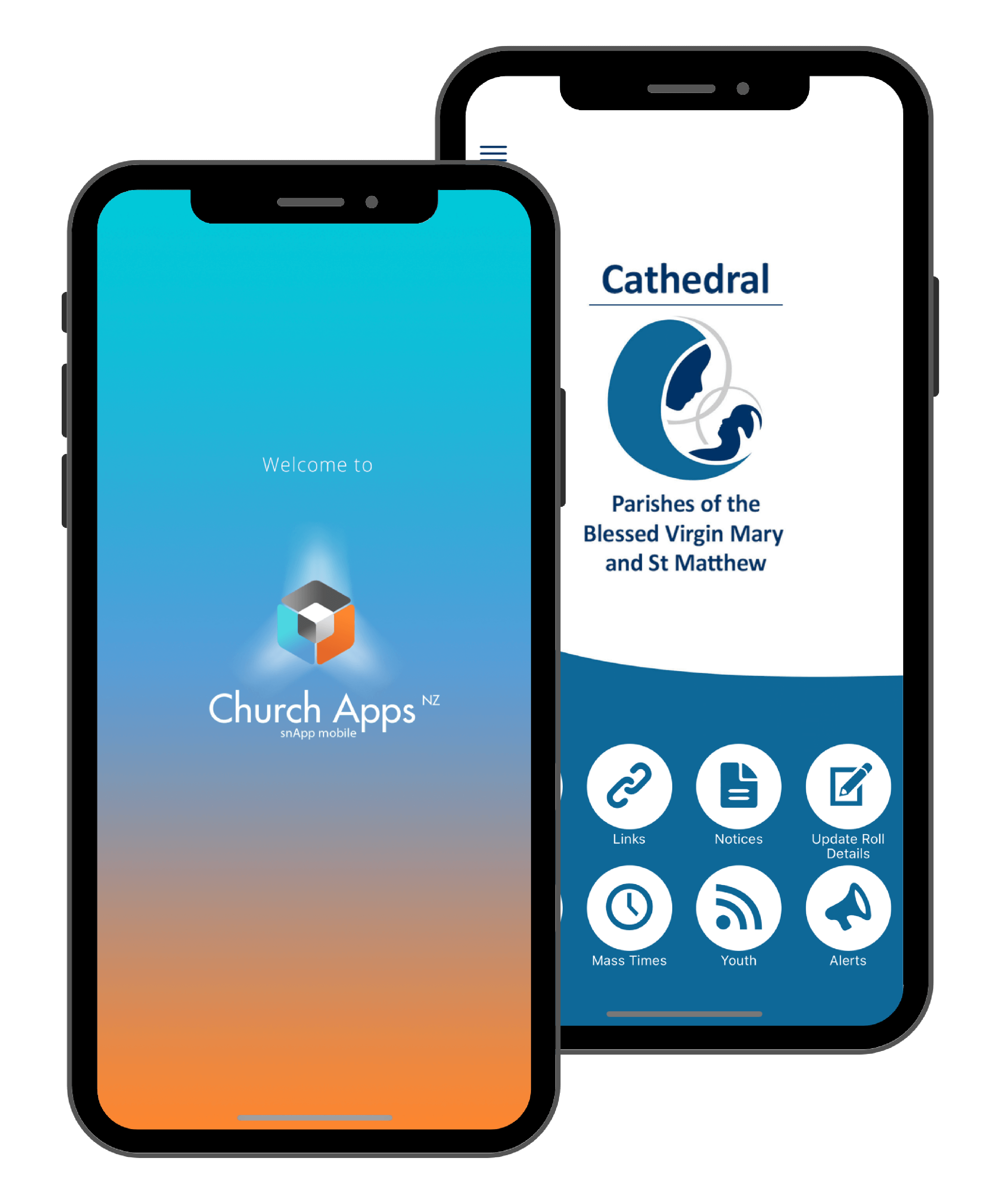 church communication application on mobile phone